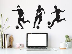 Nalepte.cz Súprava futbalistov 2 nálepky na stenu 40 x 18 cm