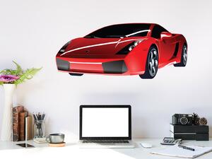Nalepte.cz Lamborghini Gallardo textilní prelepiteľná nálepka na stenu 50 x 21 cm