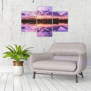 Obraz fialového neba (90x60 cm)