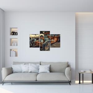 Obraz hnedého auta (90x60 cm)