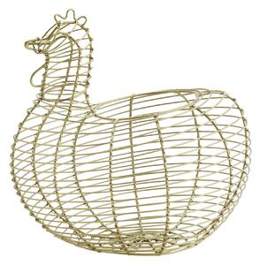 Drôtený košík Hen Antique Brass