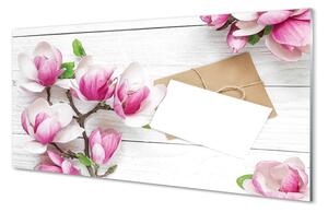 Sklenený obraz Magnolia dosky 100x50 cm 2 Prívesky