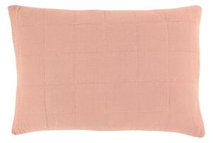 Prešívaný poťah na vankúš Aix Vintage Coral Blush 60 × 40 cm