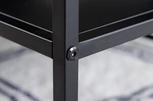 Massive home | Konzolový stolek Dura Steel 120cm černý kov 41732