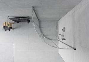 Sprchovací kút MAXMAX MEXEN RIO transparent - štvrťkruh 90x90 cm, 863-090-090-01-00