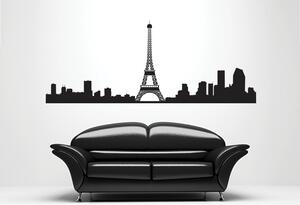 Nalepte.cz Paríž nálepka na stenu 60 x 23,6 cm