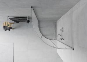 Sprchovací kút MAXMAX RIO mat - štvrťkruh 90x90 cm