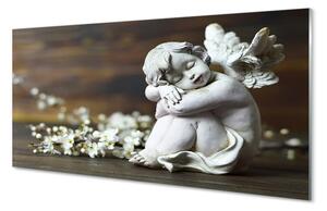 Nástenný panel  Spiace anjel kvety 100x50 cm