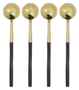 Lyžička Antique Brass – set 4 ks