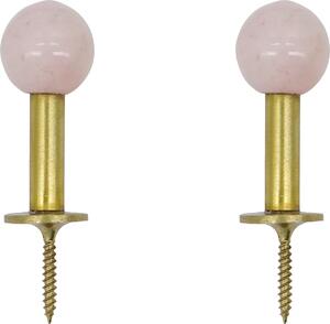 Kovový vešiak Ball Pink – set 2 ks