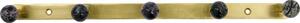 Kovový vešiak Ball Black 35 cm