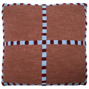 Bavlnený poťah na vankúš Cross Brown 50 × 50 cm
