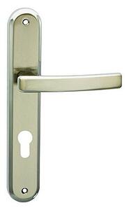 Dverové kovanie COBRA GABRI (OCN), kľučka-kľučka, WC kľúč, COBRA OCN (chróm lesklý / nikel matný), 72 mm