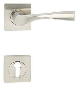 Dverové kovanie COBRA GIUSSY-S (IN), kľučka-kľučka, WC kľúč, COBRA IN (nerez)