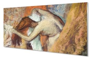Obraz na skle Art žena skica 100x50 cm 2 Prívesky