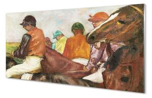 Obraz na skle Rider dostih 100x50 cm 2 Prívesky