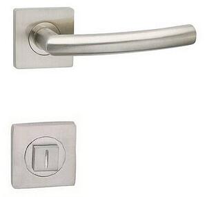 Dverové kovanie COBRA SALI-S (IN), kľučka-kľučka, Otvor pre obyčajný kľúč BB, COBRA IN (nerez)