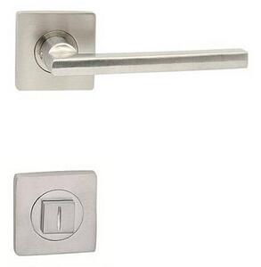 Dverové kovanie COBRA PLAZA-S (IN), kľučka-kľučka, Otvor pre obyčajný kľúč BB, COBRA IN (nerez)