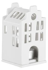 Porcelánový svietnik domček Townhouse 10,5 cm