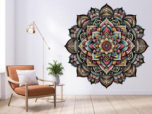 Nalepte.cz Mystická mandala textilní prelepiteľná nálepka na stenu arch 20 x 20 cm