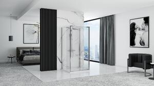 Rea Rapid Slide, 3-stenová sprchová kabína 100 (dvere) x 100(stena) x 100(stena) x 195 cm, 6mm číre sklo, chrómový profil, KPL-09102