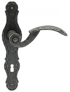 Dverové kovanie COBRA BREMEN (K), kľučka-kľučka, Otvor pre obyčajný kľúč BB, COBRA K (kované kovanie), 90 mm