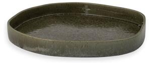 Keramická tácka Ekliden Green Ø 31 cm