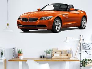 Nalepte.cz BMW Z4 textilní prelepiteľná nálepka na stenu 47 x 21 cm