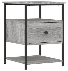 Nočný stolík sivý dub sonoma 40x42x56 cm kompozitné drevo