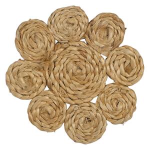 Jutové podtácky Enslow Natural – set 4 ks