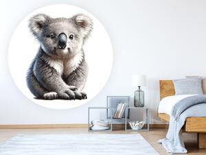 Nalepte.cz Koala textilní prelepiteľná nálepka na stenu arch 20 x 20 cm