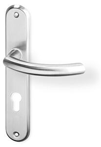 Dverové kovanie ACT Gina OV ECO (NEREZ), kľučka-kľučka, WC kľúč, AC-T Nerez, 72 mm