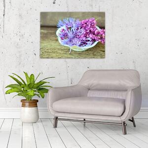 Obraz - fialová rastlinka (70x50 cm)