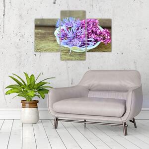Obraz - fialová rastlinka (90x60 cm)