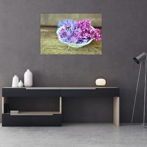 Obraz - fialová rastlinka (90x60 cm)