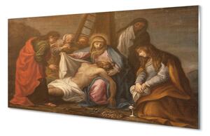 Sklenený obraz Ježiša ukrižovali 100x50 cm 2 Prívesky