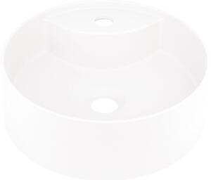 Deante Silia umývadlo 36x36 cm okrúhly pultové umývadlo biela CQS_AU4B
