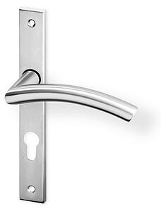 Dverové kovanie ACT Pipa UŠ (NEREZ), kľučka-kľučka, WC kľúč, AC-T Nerez, 90 mm