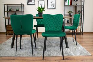 Set štyroch jedálenských stoličiek DUMO - zelené (4 ks)