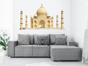 Nalepte.cz Taj Mahal textilní prelepiteľná nálepka na stenu 47 x 28 cm