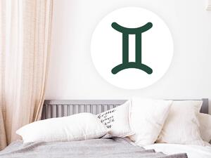 Nalepte.cz Horoskop symbol Blíženci nálepka na stenu arch 20 x 20 cm