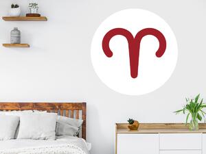 Nalepte.cz Horoskop symbol Baran nálepka na stenu arch 20 x 20 cm