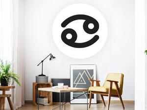 Nalepte.cz Horoskop symbol Rak nálepka na stenu arch 20 x 20 cm