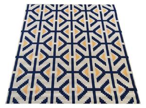 Štýlový vzorovaný koberec v škandinávskom štýle