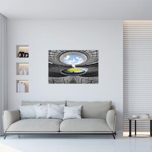 Obraz - futbalový štadión (90x60 cm)