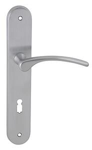 Dverové kovanie MP Laura 2 (OCS), kľučka-kľučka, WC kľúč, MP OCS (chróm brúsený), 72 mm