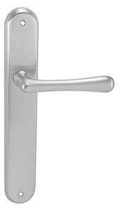 Dverové kovanie MP Elegant (OCS), kľučka-kľučka, Otvor pre obyčajný kľúč BB, MP OCS (chróm brúsený), 90 mm