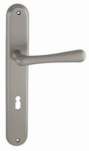 Dverové kovanie MP Elegant (ONS), kľučka-kľučka, Otvor pre obyčajný kľúč BB, MP ONS (nikel brúsený), 72 mm