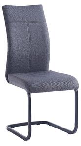 COSMO jedálenská stolička, šedá/čierna