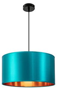Toolight, závesná lampa 40cm 1xE27 APP954-1CP, modrá-zlatá, OSW-06680